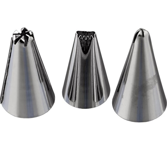 Изображение товара Набор кондитерских насадок S-Chief № 2, металл 452304