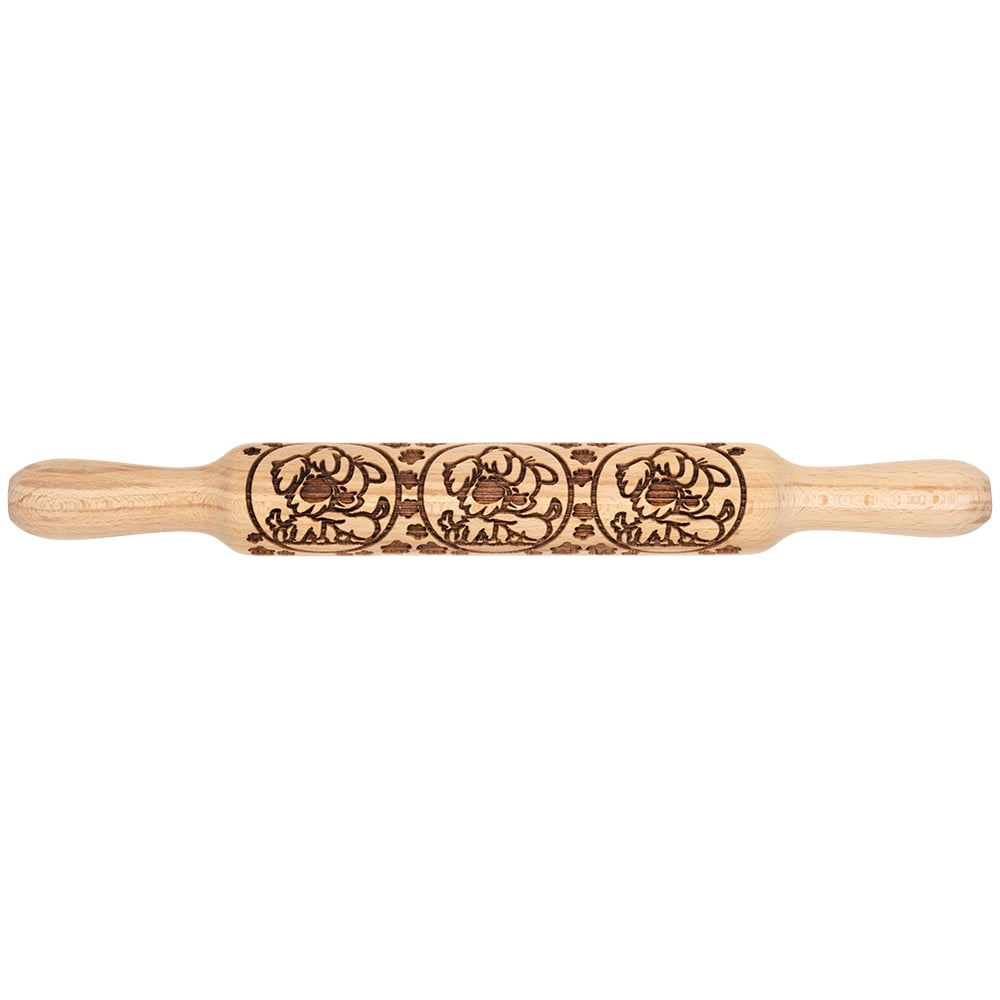 Деревянная скалка S-Chief скалка из мрамора magistro 25×2 2 см