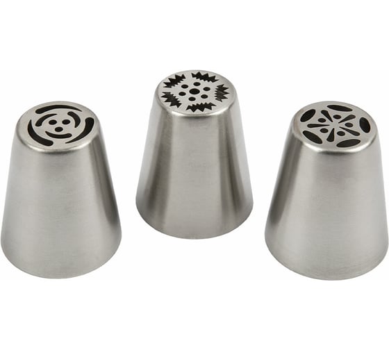 Изображение товара Набор кондитерских насадок S-Chief №01 металл 42 см 635512