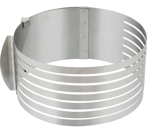 Изображение товара Кольцо для нарезки бисквита S-Chief металл 1 нержавеющая сталь 636497