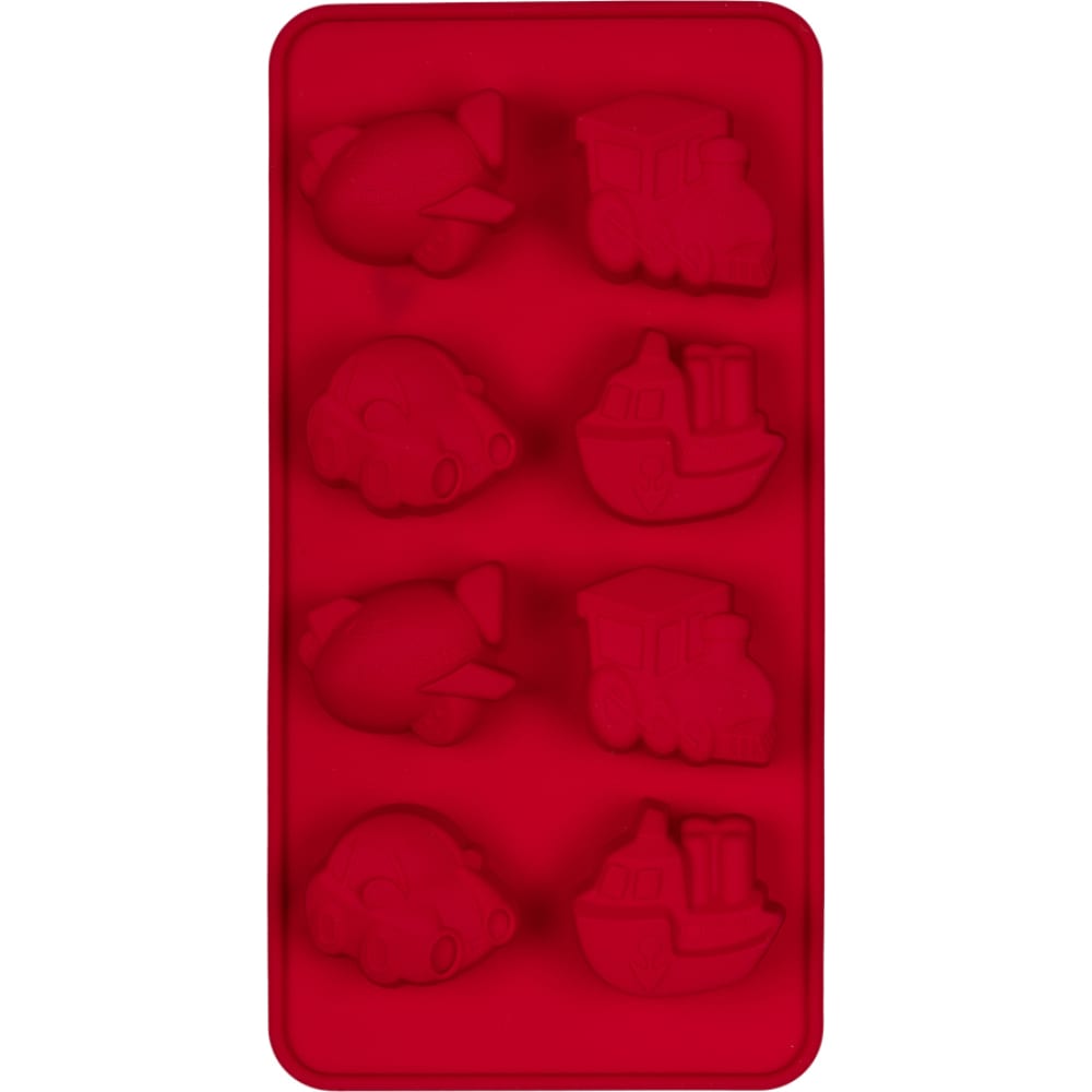 Силиконовая форма для конфет S-Chief форма для шоколада и конфет сердца 18 ячеек 22×11 см прозрачный