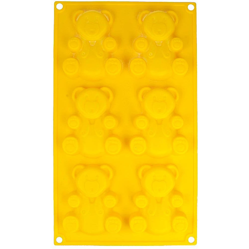 Силиконовая форма для пирожных S-Chief ночник медвежонок led от батареек 3xlr44 желтый 7х7х11 5 см