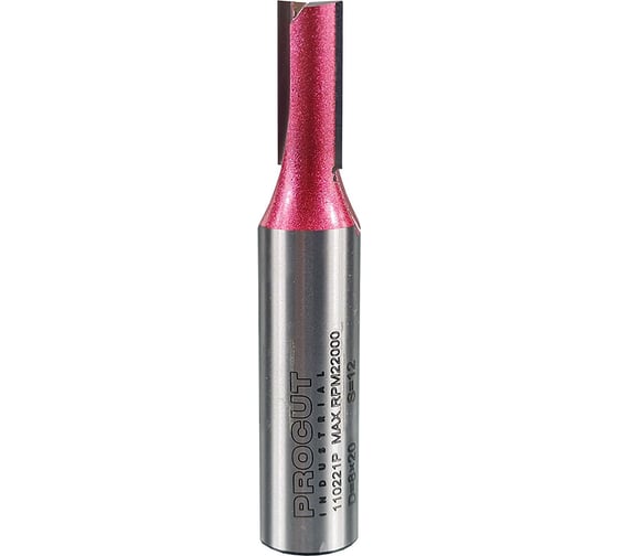 Изображение товара Фреза прямая пазовая Z=2, 8x20x67 мм, S=12 мм PROCUT 110221P