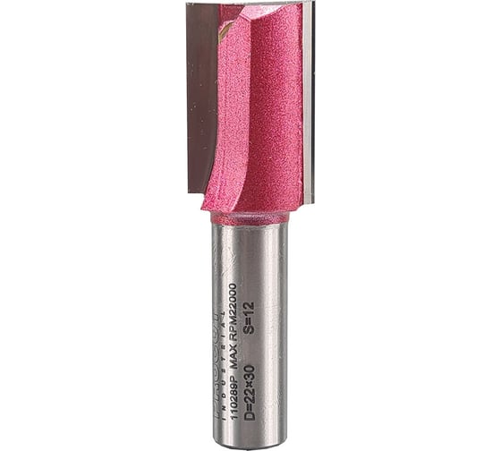 Изображение товара Фреза прямая пазовая Z=2, 22x30x70 мм, S=12 мм PROCUT 110289P