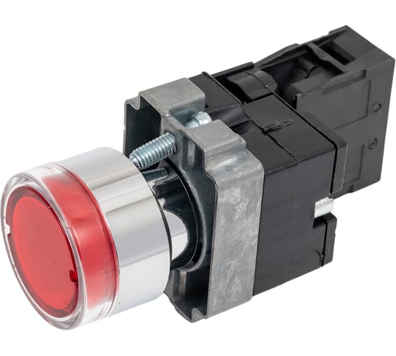 Изображение товара Кнопка управления ЭРА LAY5-BW3461 с подсветкой красный 1з 20/200/4000 Б0045661