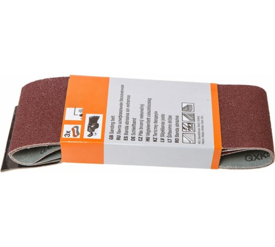 Изображение товара Шлифлента 3 шт, 75x533 мм, Р40 GEPARD GP5009-40