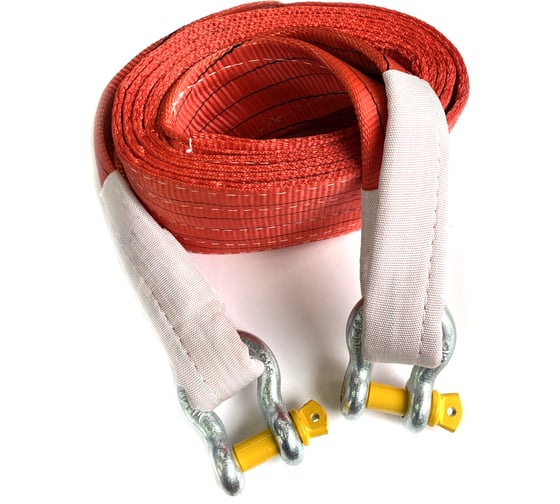 Изображение товара Трос буксировочный ТамбовТехСнаб 23т 10м с шаклами 7930124363060