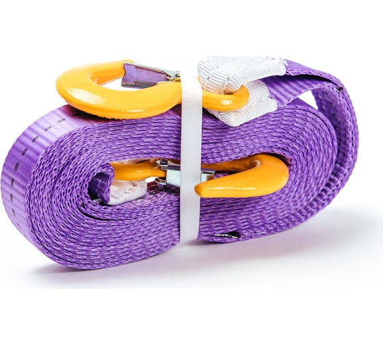 Изображение товара Трос буксировочный ТамбовТехСнаб 5т 20м с крюками 7930124363626