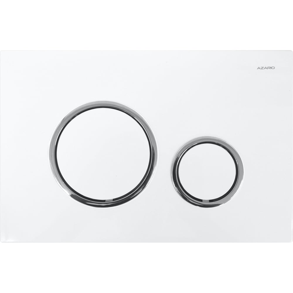 Изображение товара Панель смыва белая+хром Azario AZ-8200-0045