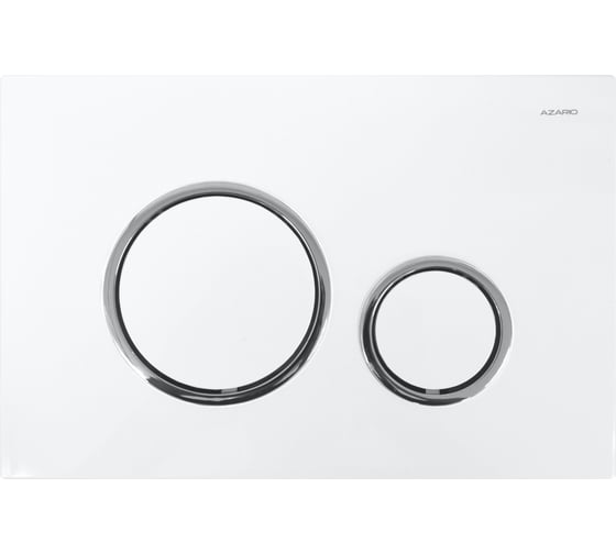 Изображение товара Панель смыва белая+хром Azario AZ-8200-0045