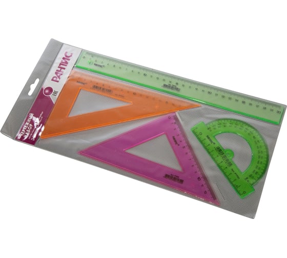 Изображение товара Большой чертежный набор РАНТИС в кармане с европодвесом НЧБ04е