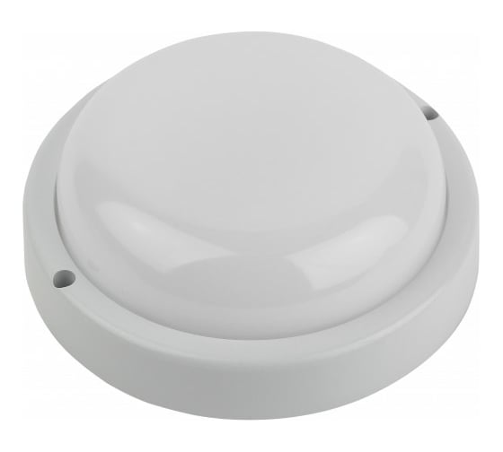 Изображение товара Светодиодный ЖКХ светильник ЭРА SPB-201-2-40K-018 с оптико-акустическим датчиком IP65 4000К D210 18Вт, Б0054581