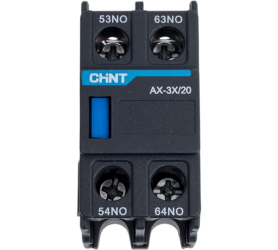 Изображение товара Приставка дополнительные контакты CHINT AX-3X/20 к контактору NXC-06~630 (R) 938258