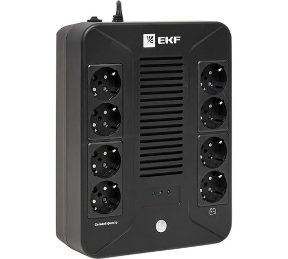 Изображение товара Источник Бесперебойного Питания EKF Линейно-интерактивный E-Power Home 1000 ВА PROxima SSW-1000