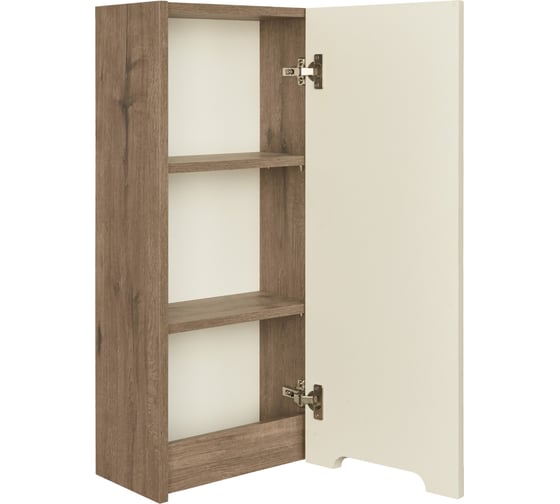 Изображение товара Навесной шкаф AQUATON Оливия бежевый, дуб веллингтон, правый 1A254703OLVGR