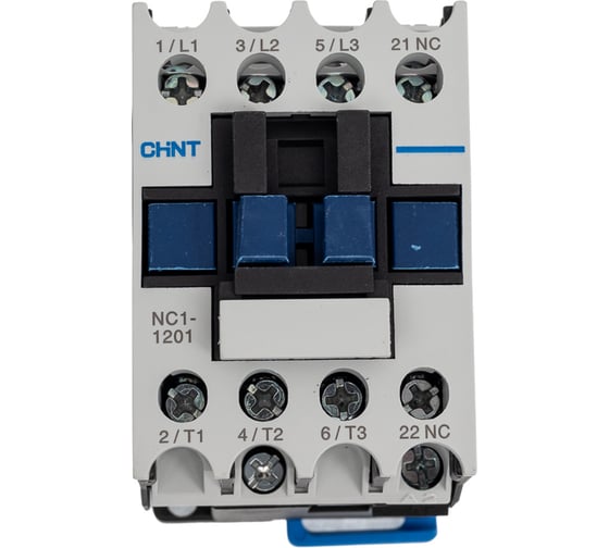 Изображение товара Контактор CHINT NC1-1201 12А 230В/АС3 1НЗ 50Гц (R) 221128