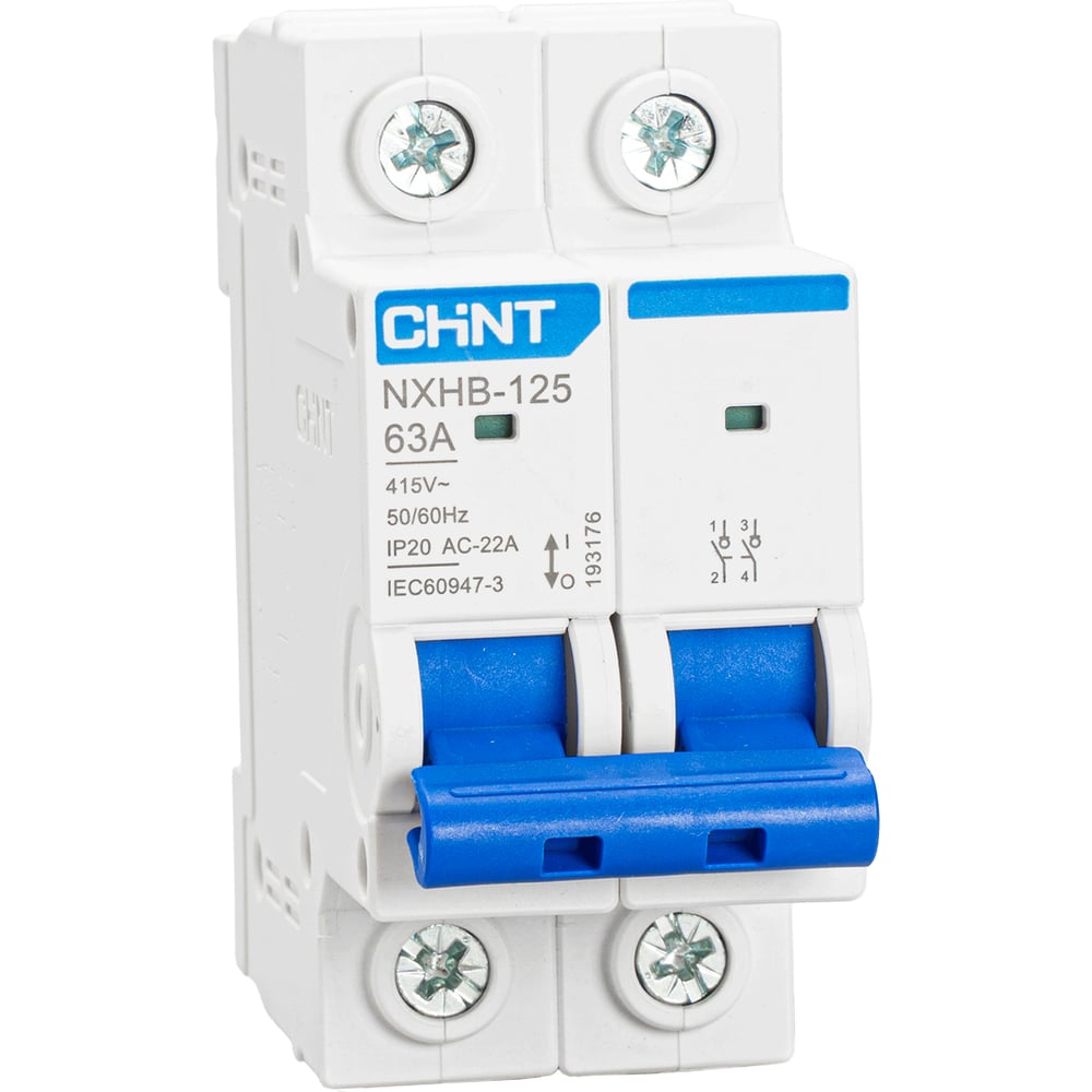 Изображение товара Выключатель нагрузки CHINT 2п 63А NXHB-125 (R) 193176