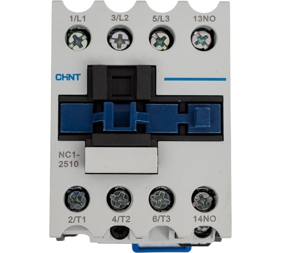 Изображение товара Контактор CHINT NC1-2510 25А 400В/АС3 1НО 50Гц (R) 221880