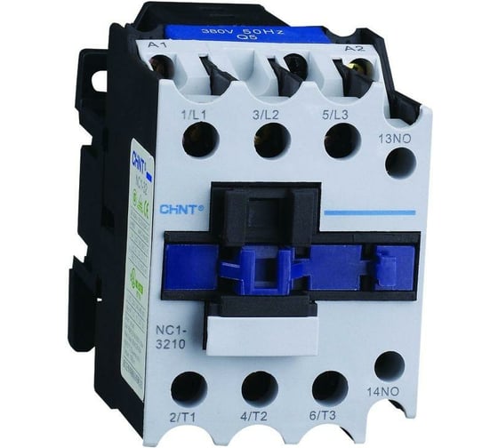 Изображение товара Контактор CHINT NC1-3210 32А 400В/АС3 1НО 50Гц (R) 222066