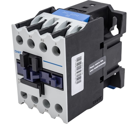 Изображение товара Контактор CHINT NC1-2508 25А 2НО+2НЗ 24В 50Гц (R) 221821