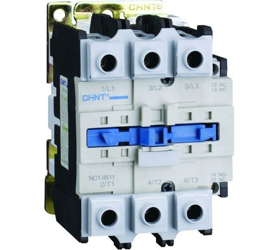 Изображение товара Контактор CHINT NC1-9511 95А 230В/АС3 1НО+1НЗ 50Гц (R) 223156