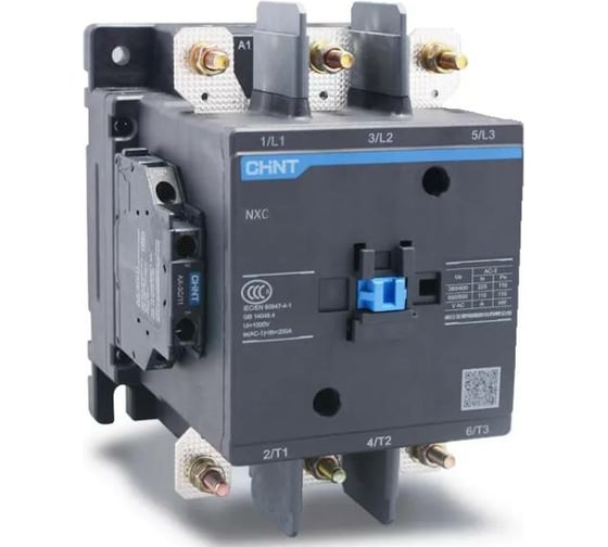 Изображение товара Контактор CHINT NXC-40 40А 220В/АС3 1НО+1НЗ 50Гц (R) 836780