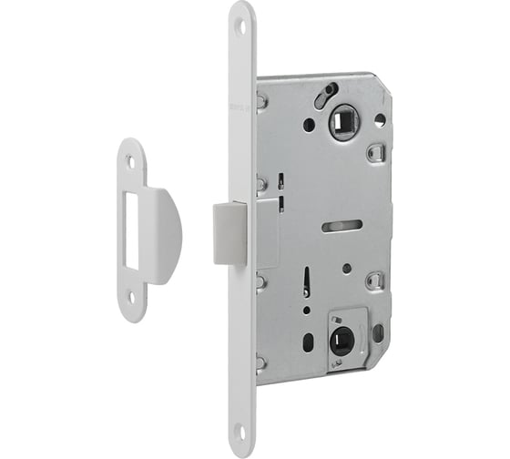 Изображение товара Врезная защелка с пластиковым язычком НОРА-М М13П-96 белый 18859