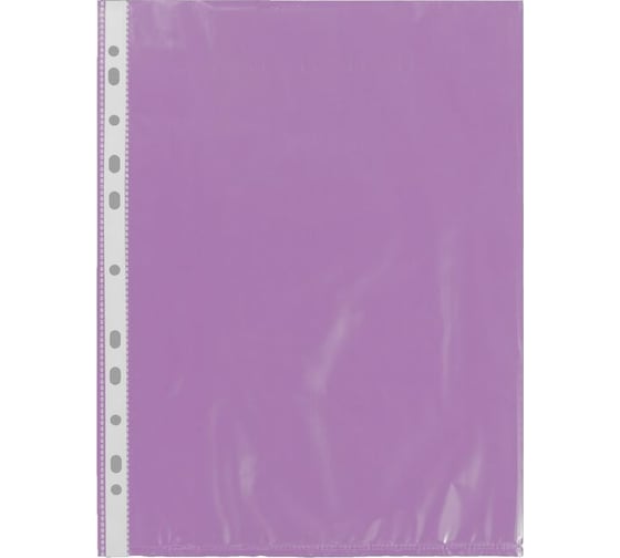 Изображение товара Файл-вкладыш Expert Complete цветной A4 35 мкм матовый фиолетовый уп.50 шт 628079