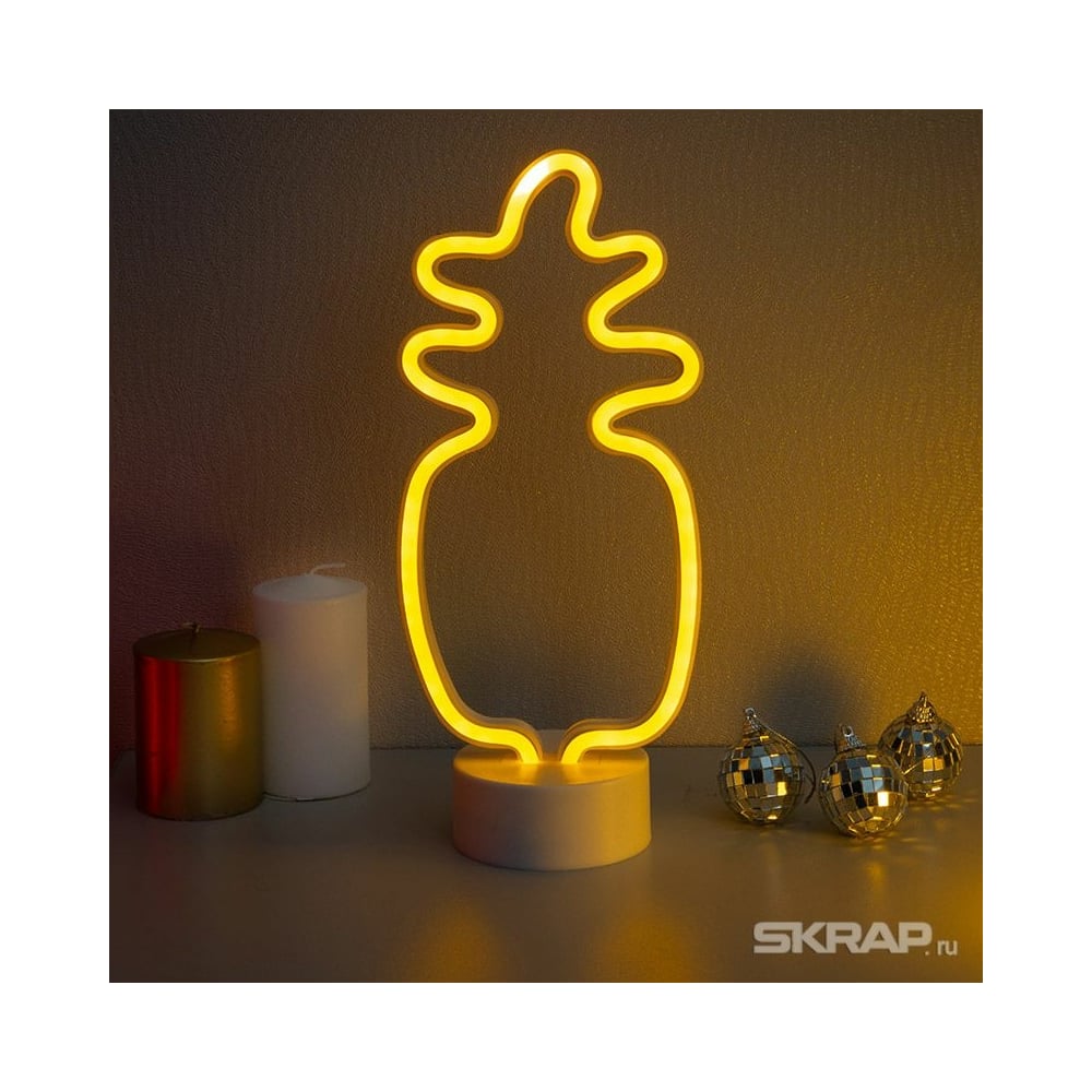 Изображение товара Неоновый светильник ENERGY EN-NL 16 104312 ананас желтый для интерьера