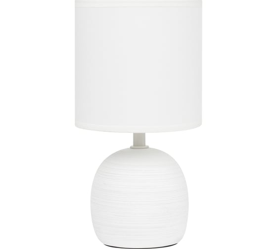 Изображение товара Настольная лампа Rivoli Sheron 7044-502 Е14 40 Вт керамика белая с абажуром, Б0053459