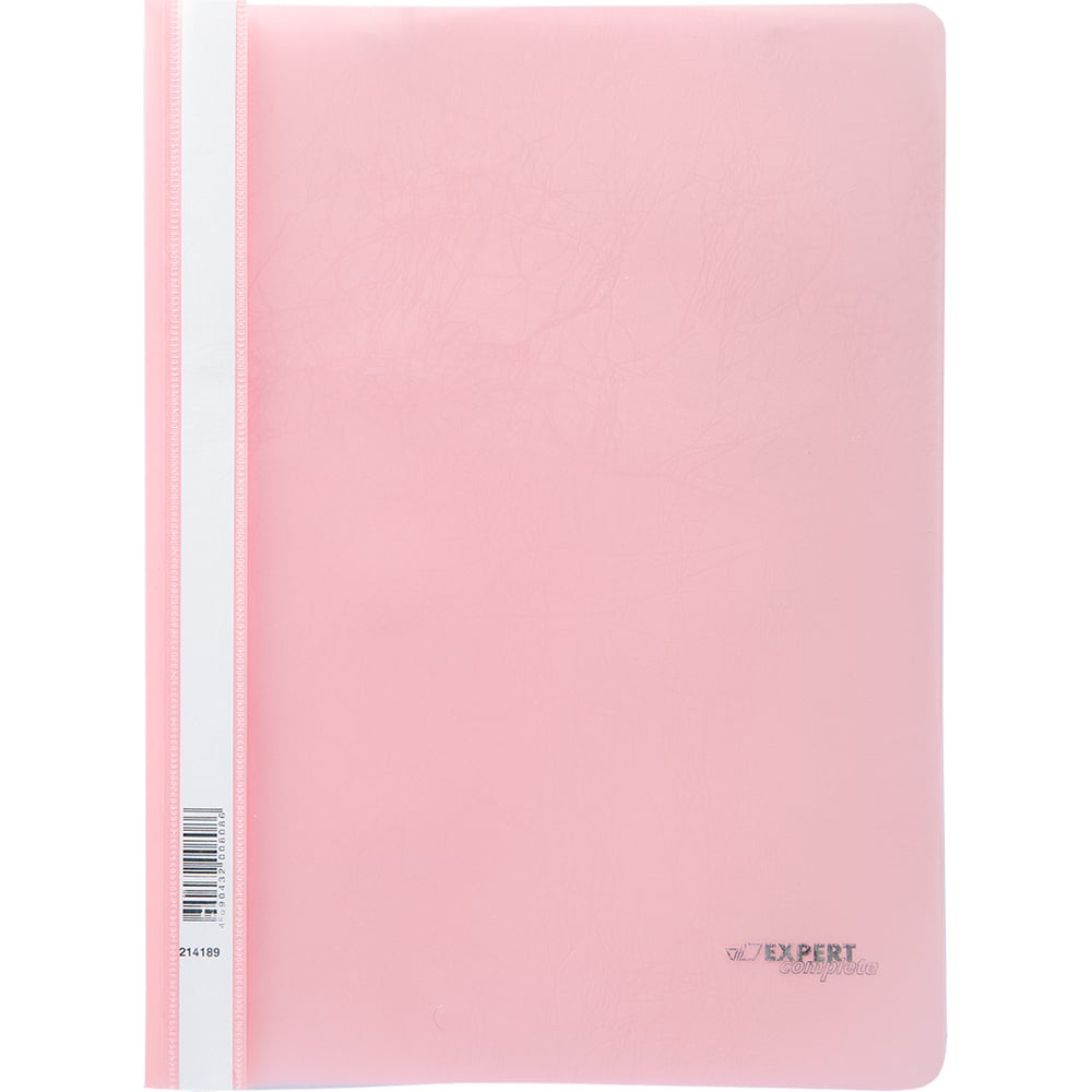 Изображение товара Папка-скоросшиватель Expert Complete A4 140/180 мкм розовая упаковка 20 шт