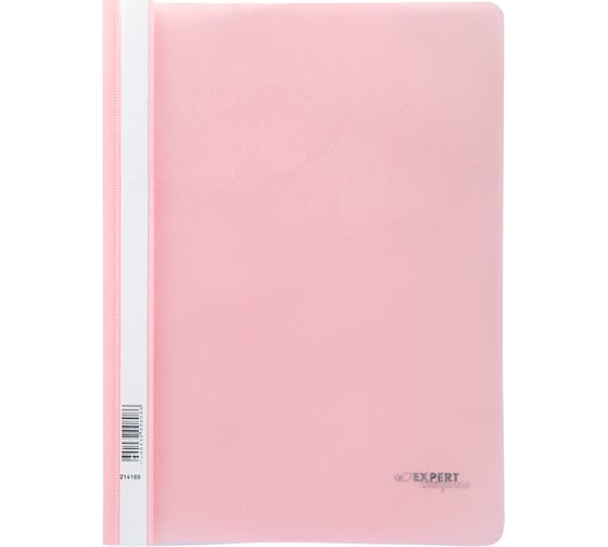 Изображение товара Папка-скоросшиватель Expert Complete A4, 140/180 мкм, волокно, розовый, упаковка 20 штук 622144