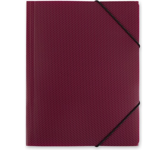 Изображение товара Папка Expert Complete на резинке, A4, 35 мм, PRISMA, рубиновый, уп. 5шт. 678191