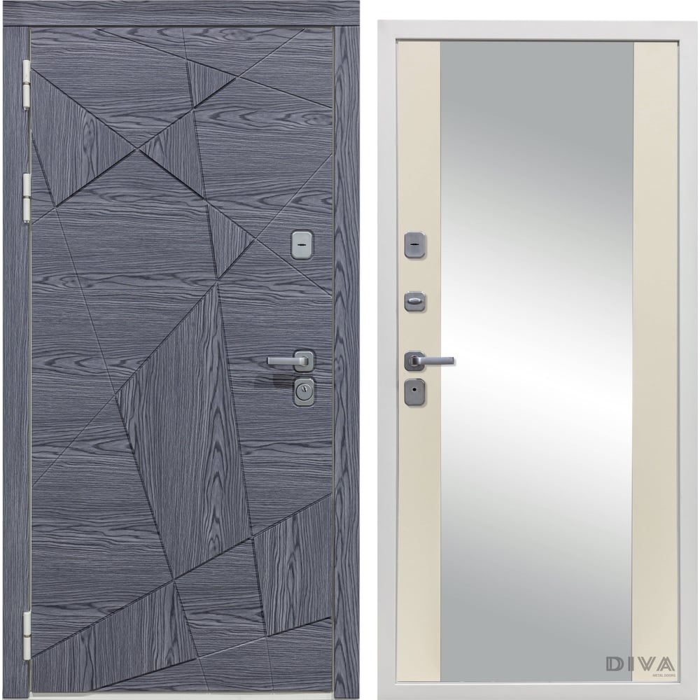 Левая дверь DIVA порог т образный floorexpert 26x900 мм шампань