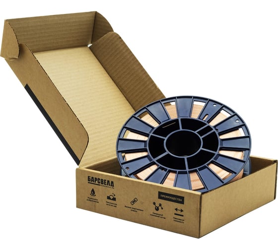 Изображение товара Проволока сварочная омедненная (0.8 мм; кассета 5 кг; СВ-08ГС) ER-70S-6 СМС, НАКС БАРСВЕЛД СВ000010763