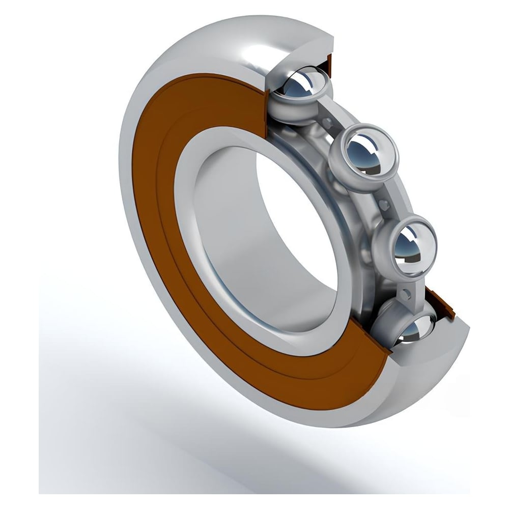 Изображение товара Подшипник шариковый однорядный DINROLL 1726207-2RS 35x72x17 мм закрытый