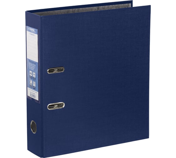 Изображение товара Папка-регистратор Expert Complete PVC, 80 мм 10 A4 арочный механизм, синий, 10 шт 608639