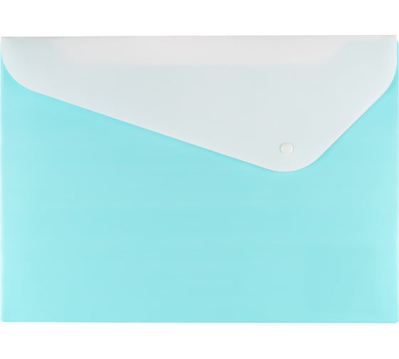 Изображение товара Папка-конверт Expert Complete 2 отделения с кнопкой A4 180 мкм, песок, голубой, 20 шт 586274