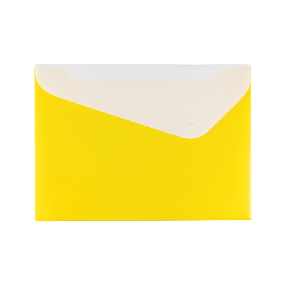 Изображение товара Папка-конверт Expert Complete 2 отделения с кнопкой A4 желтый 20 шт