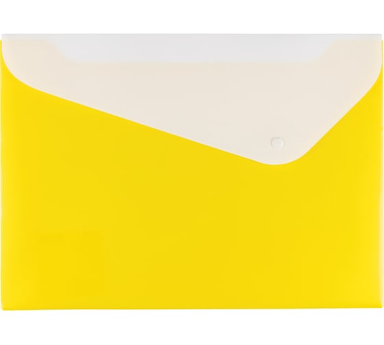 Изображение товара Папка-конверт Expert Complete 2 отделения с кнопкой A4 180 мкм, песок, желтый, 20 шт 586276