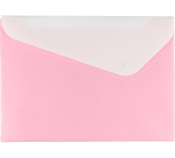 Изображение товара Папка-конверт Expert Complete 2 отделения с кнопкой A4 180 мкм, песок, розовый, 20 шт 588551