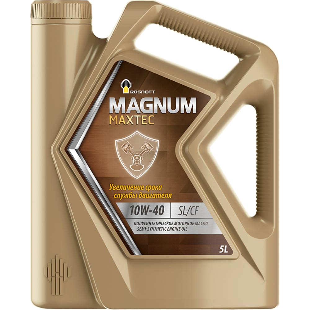 Полусинтетическое моторное масло Роснефть 10W40 40814750 Magnum Maxtec 10W-40 API SL/CF - фото 1