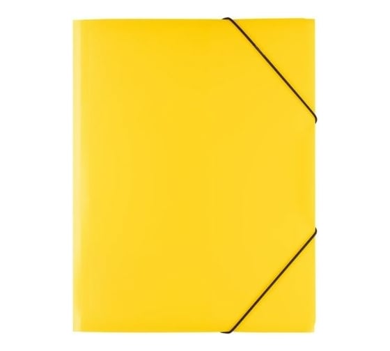 Изображение товара Папка Expert Complete на резинке, A5, 450 мкм, 25 мм, песок, желтый, уп. 6шт. 605703