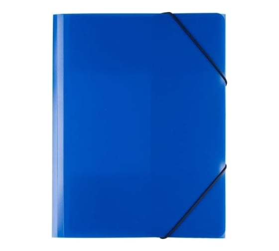 Изображение товара Папка Expert Complete на резинке, A5, 450 мкм, 25 мм, песок, синий, уп. 6шт. 605702