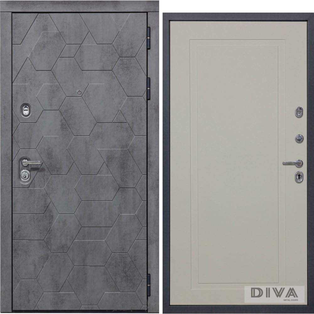Правая дверь DIVA зеркало шкаф emmy стоун 60х70 левый серый бетон stn60mir l