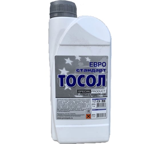 Изображение товара Тосол Промпэк А-40 М ЕВРО Стандарт, 1 кг 4607131790938