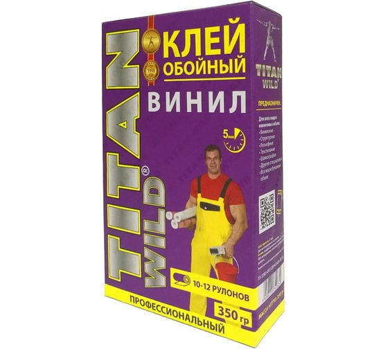 Изображение товара Обойный клей TITAN WILD Б/И (винил; 350 гр) TWV-350