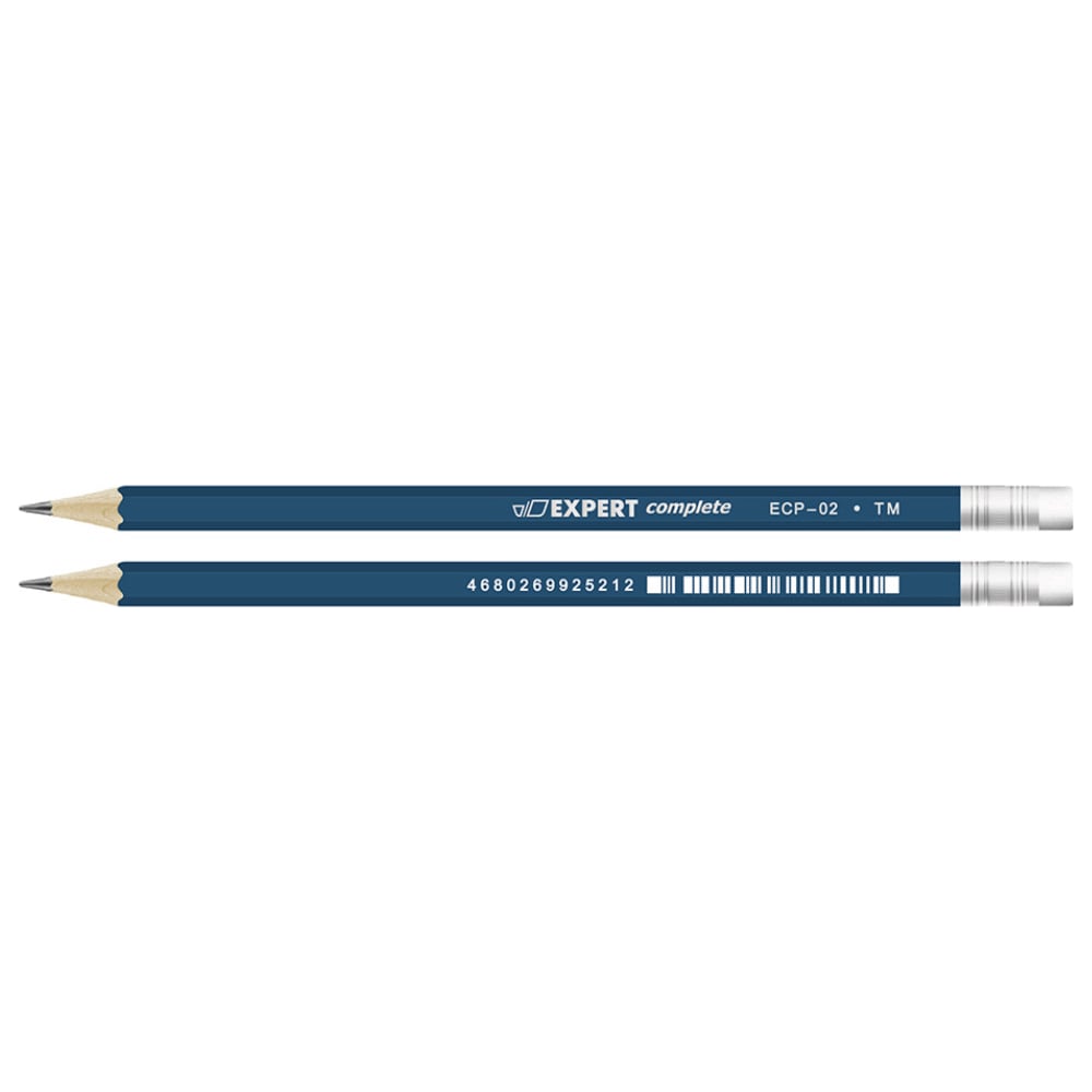 Чернографитный карандаш Expert Complete карандаш чернографитный с ластиком нв корпус треугольный заточенный микс следы в тубусе