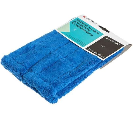 Изображение товара Сменная насадка для швабры из микрофибры PERFECTO LINEA синяя 44-432012