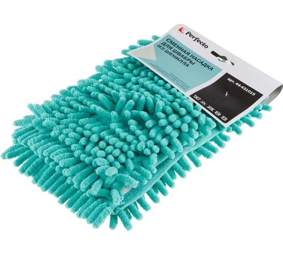 Изображение товара Сменная насадка для швабры из шенилла PERFECTO LINEA бирюзовая 44-431015